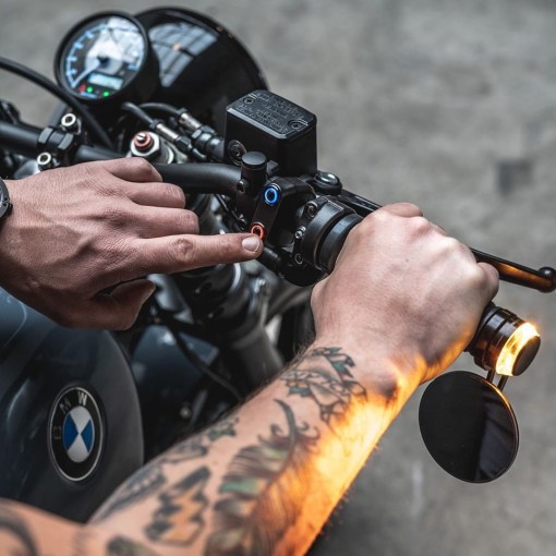 Rebelmoto - Rebel Switch 2 Button LED - Black