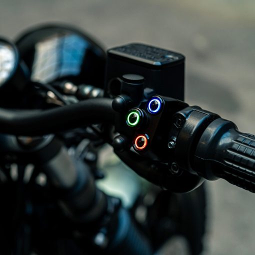 Rebelmoto - Rebel Switch 3 Button LED - Black