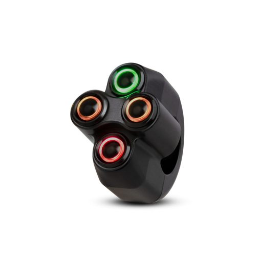 Rebelmoto - Rebel Switch 4 Button LED - Black