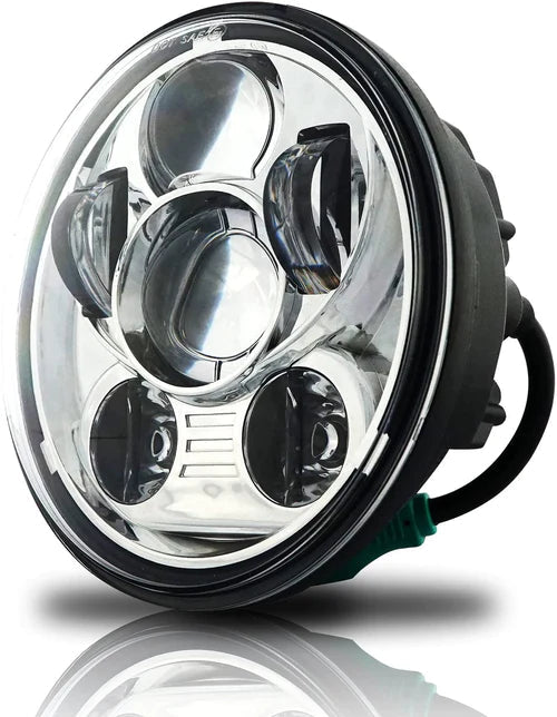 BPS Lighting LED Headlight 5.75 - 5-3/4 for Harley and Indian Motorcycles Plug and Play
