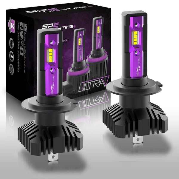 H7 UltraV Series LED Headlight Bulbs 10000 Lumens