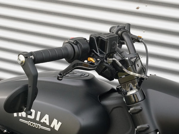 Wunderkind Custom Handlebar riser 30mm with cover for Indian Scout Bobber