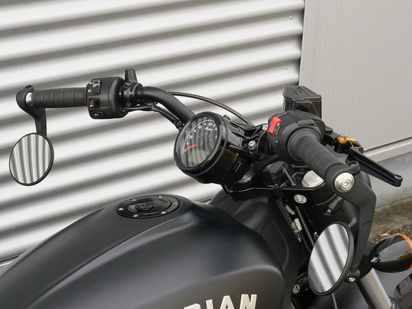 Wunderkind Custom Handlebar riser 30mm with cover for Indian Scout Bobber