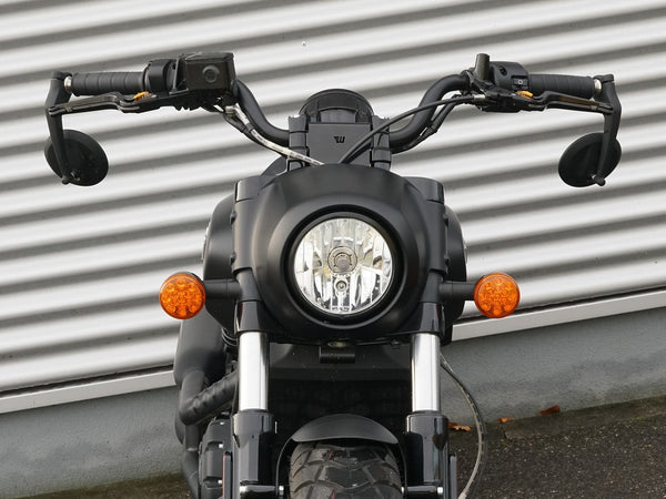 Wunderkind Custom Handlebar riser 30mm with cover for Indian Scout Bobber