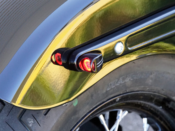 Harley Davidson Softail - LED indicator/taillight combination '2Stripes' for fender
