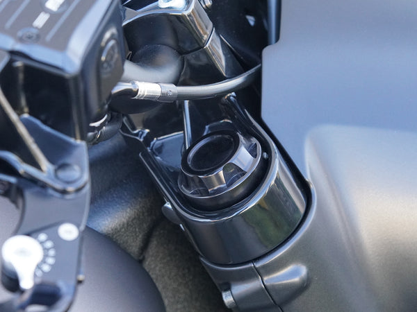 Cover closing plugs for front fork pipes Indian Scout Bobber