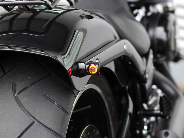 Harley Davidson Softail - LED indicator/taillight combination '2Stripes' for fender