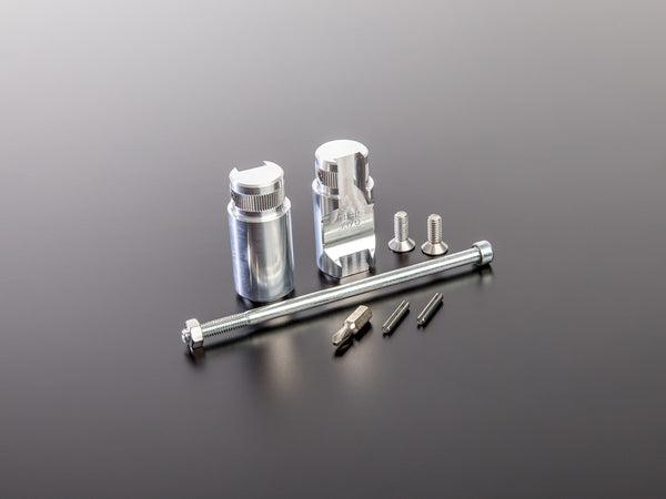 1" mounting set for handlebar end mirror - Triumph motorcycles WITH grip heating