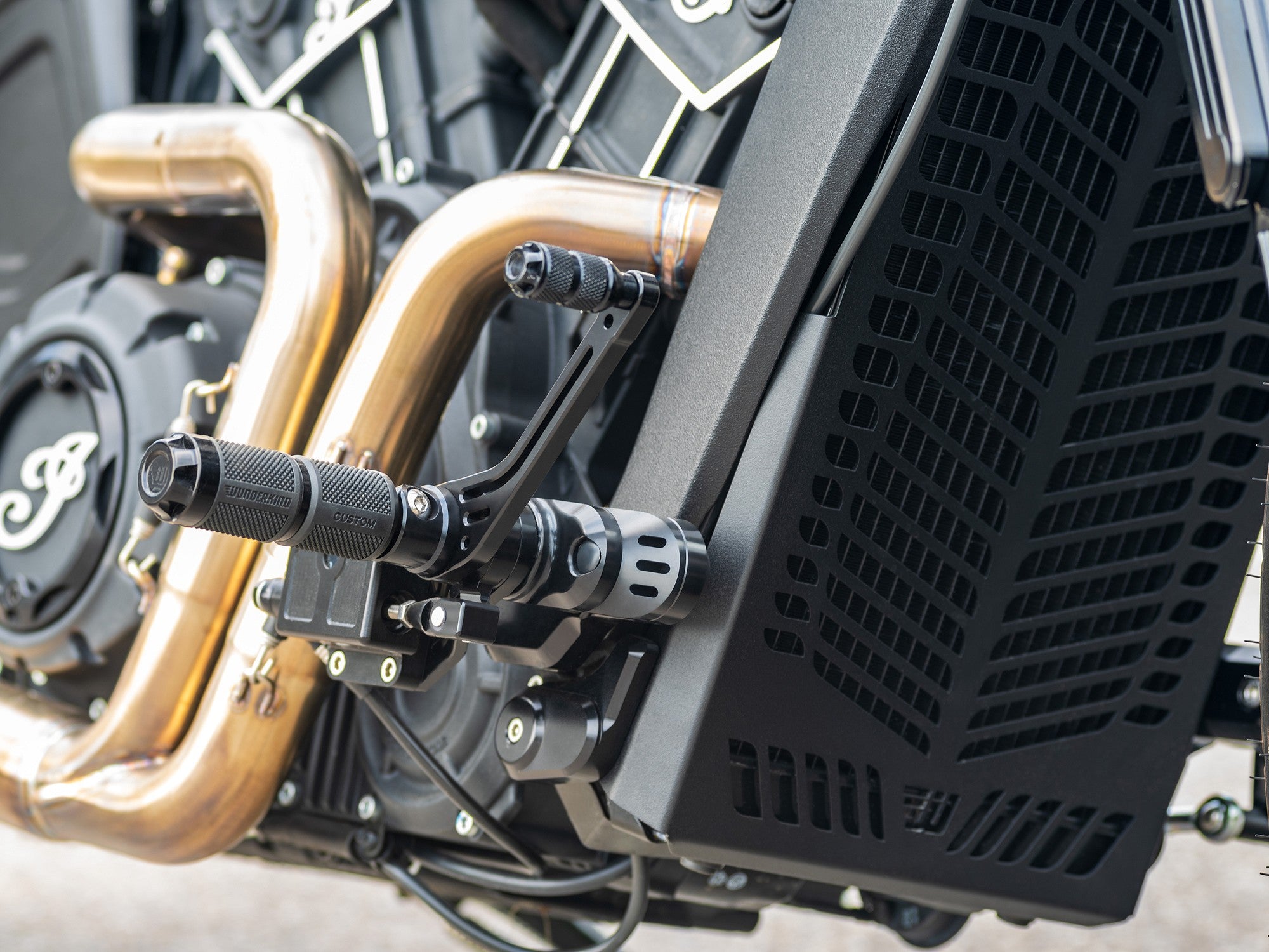 Indian Scout Bobber Radiator Cover – Bros Custom Parts