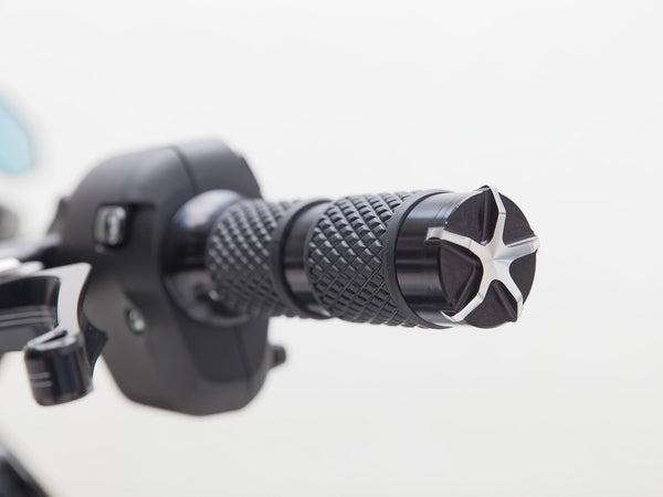 Wunderkind Custom Handlebar Grip Set 22mm For Indian Scout Bobber