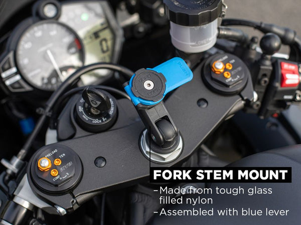 Quad Lock Motorcycle Fork Stem Mount - RevZilla