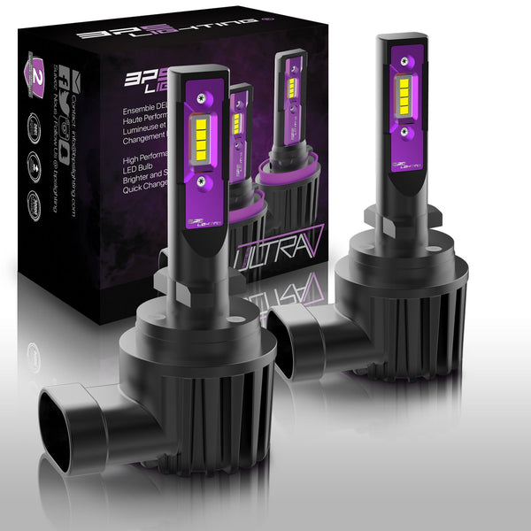 880 UltraV Series LED Headlight Bulbs 10000 Lumens