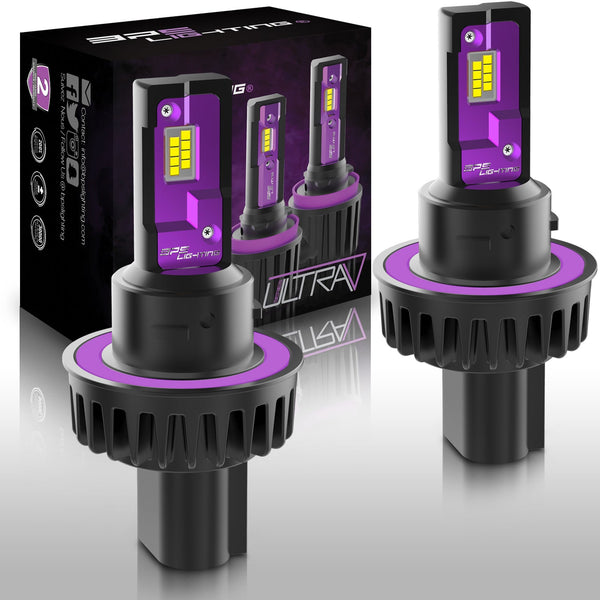 H13 / 9008 UltraV Series LED Headlight Bulbs 10000 Lumens