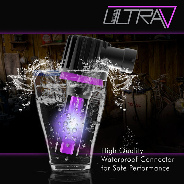 9004 UltraV Series LED Headlight Bulbs 10000 Lumens