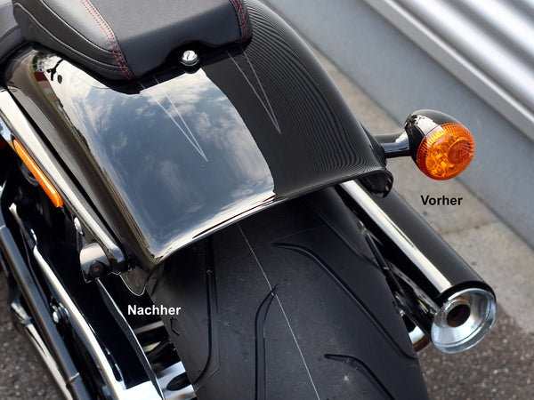 Harley Davidson Softail - LED indicator/taillight combination '2Stripes' for fender
