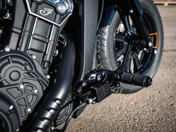 Forward foot control for Indian Scout Bobber